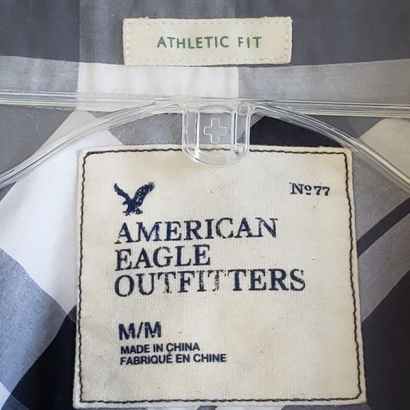 American Eagle Outfitters Mens Shirt Button Up  Long Sleeve Size M Multicolor - Picture 10 of 12